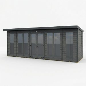 17x6 Composite Pent Full Height Summer House
