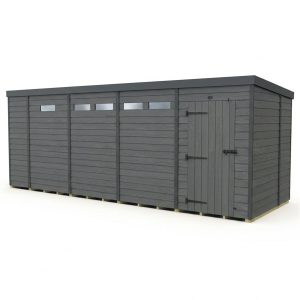 17x7 Composite Pent Security Shed