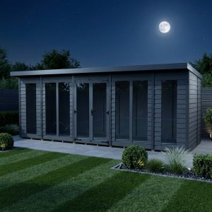 17x8 Composite Pent Full Height Summer House