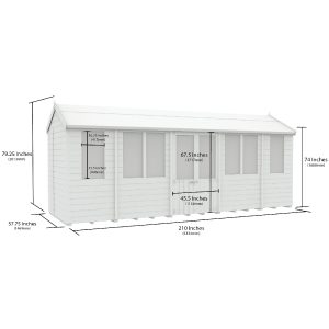 18 x 5 Apex Summer House