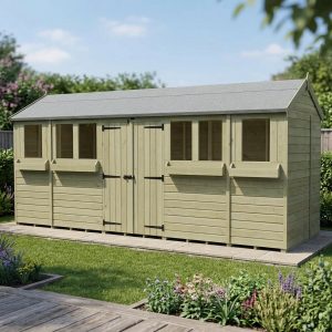 18 x 5 Apex Summer Shed