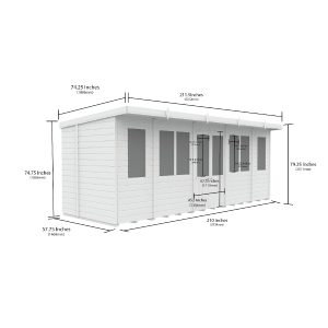 18 x 5 Pent Summer House
