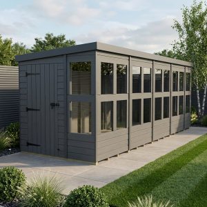 18x6 Composite Pent Potting Shed