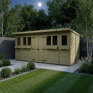 18 x 7 Summer Pent Shed