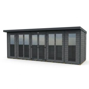 18x9 Composite Pent Full Height Summer House