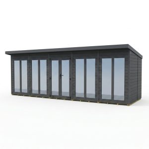 19x10 Composite Pent Full Height Summer House