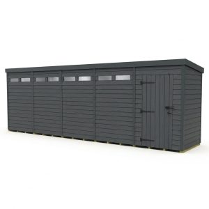 20x10 Composite Pent Security Shed
