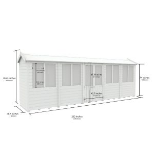 20 x 4 Apex Summer House