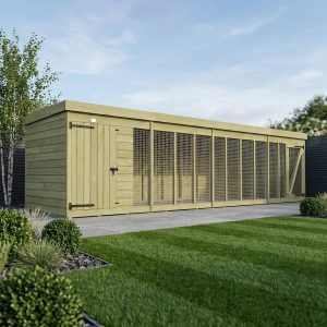 20 x 4 Dog Kennel And Run