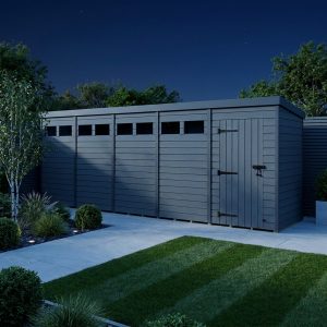 20x4 Composite Pent Security Shed