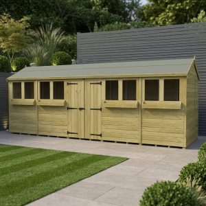 20 x 5 Apex Summer Shed