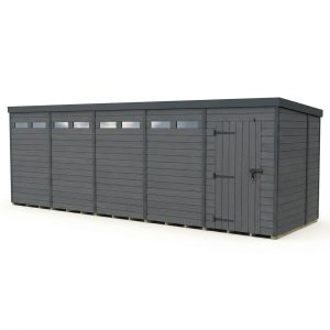 20x6 Composite Pent Security Shed