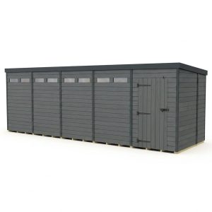 20x7 Composite Pent Security Shed