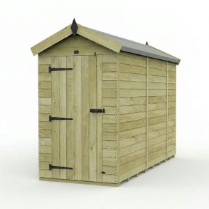 4 x 10 Apex Shed (Single Door, No Windows)