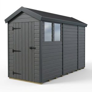 4x10 Apex Composite Shed (Single Door, With Windows)