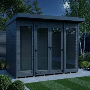4x10 Composite Pent Full Height Summer House
