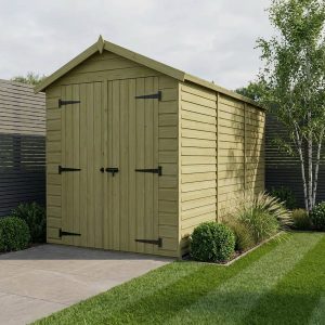4 x 12 Apex Shed (Double Door, No Windows)