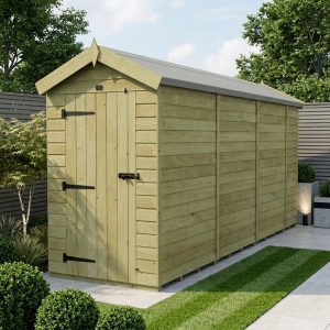4 x 13 Apex Shed (Single Door, No Windows)