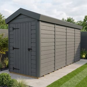 4x13 Apex Composite Shed (Single Door, No Windows)