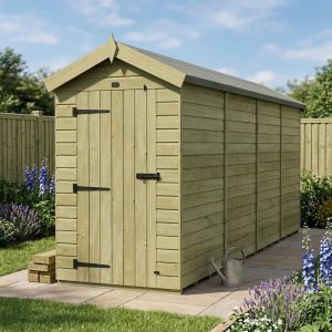 4 x 16 Apex Shed (Single Door, No Windows)