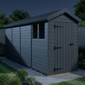 4x16 Apex Composite Shed (Single Door, With Windows)