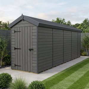 4x18 Apex Composite Shed (Single Door, No Windows)