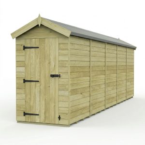 4 x 20 Apex Shed (Single Door, No Windows)