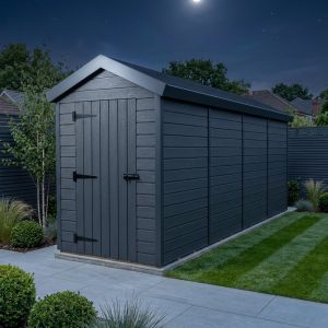 4x20 Apex Composite Shed (Single Door, No Windows)