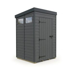 4x4 Composite Pent Security Shed
