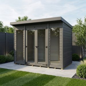4x4 Composite Pent Full Height Summer House