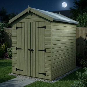 4 x 5 Apex Shed (Double Door, No Windows)