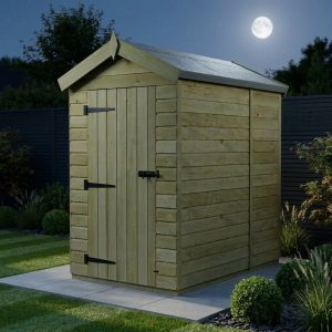 4 x 5 Apex Shed (Single Door, No Windows)