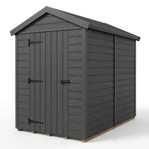 4x5 Apex Composite Shed (Single Door, No Windows)