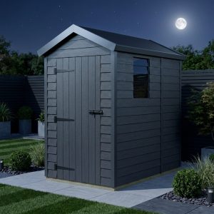 4x5 Apex Composite Shed (Single Door, With Windows)
