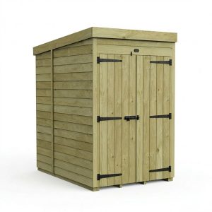 4 x 5 Pent Shed (Double Door, No Windows)