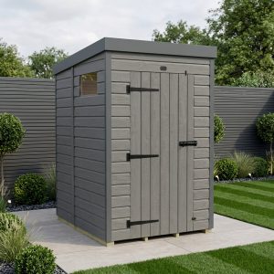 4x5 Composite Pent Security Shed
