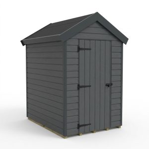 4x6 Apex Composite Shed (Single Door, No Windows)