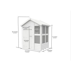 4x6 Composite Apex Potting Shed