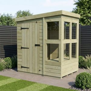 6 x 4 Pent Potting Shed