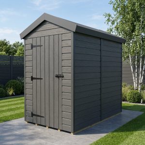 4x7 Apex Composite Shed (Single Door, No Windows)