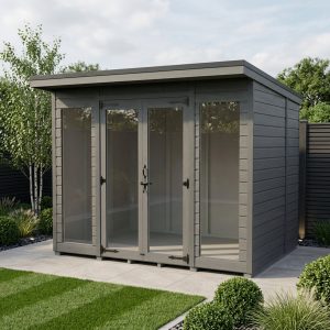 4x7 Composite Pent Full Height Summer House