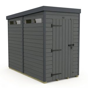 4x8 Composite Pent Security Shed