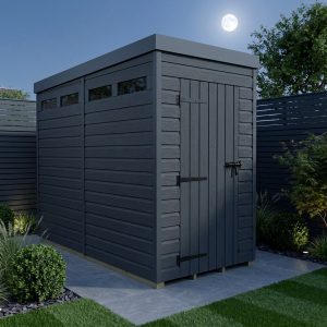 4x9 Composite Pent Security Shed