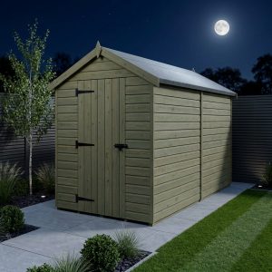 5 x 11 Apex Shed (Single Door, No Windows)
