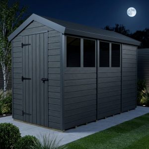 5x11 Apex Composite Shed (Single Door, With Windows)