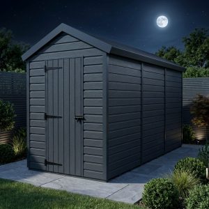 5x12 Apex Composite Shed (Single Door, No Windows)