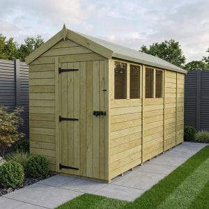 5 x 13 Apex Shed (Single Door, With Windows)