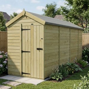 5 x 14 Apex Shed (Single Door, No Windows)