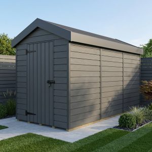 5x14 Apex Composite Shed (Single Door, No Windows)