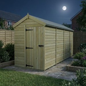 5 x 15 Apex Shed (Single Door, No Windows)